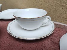 Servizio 6 piattini 6 tazzine VERBANUM STONE LAVENO Caffe' The te' vecchi usati