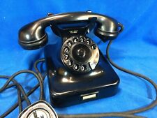 Telefono SAFNAT MILANO da tavolo in bachelite nera anni 50