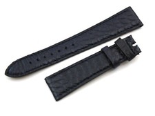 Cinturino Orologi Pelle Coccodrillo Blu Opaco 20/16mmLuxury Artigianale Cool