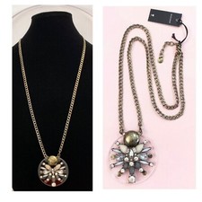 Collana disco resina