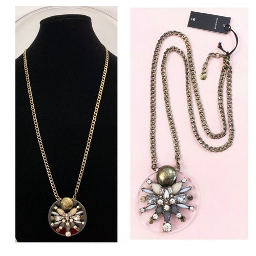 Collana disco resina