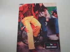 advertising Pubblicità 1977 JEAN'S JEANS WEST