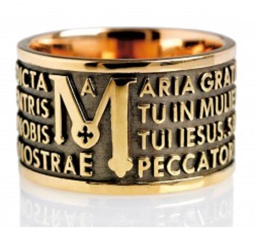 Anello tuum tuam argento - tuam, in