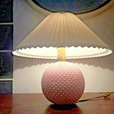 BELLISSIMA lampada da tavolo metà secolo moderna studio Paf Milano ceramica italiana rosa 