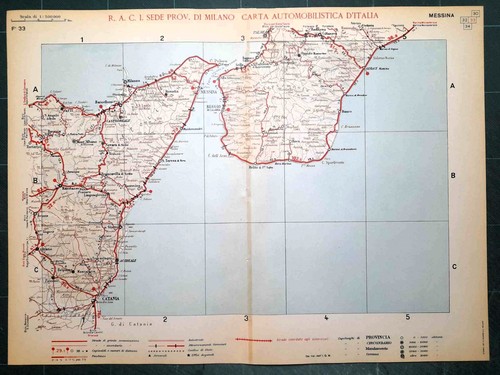 Carta geografica stradale