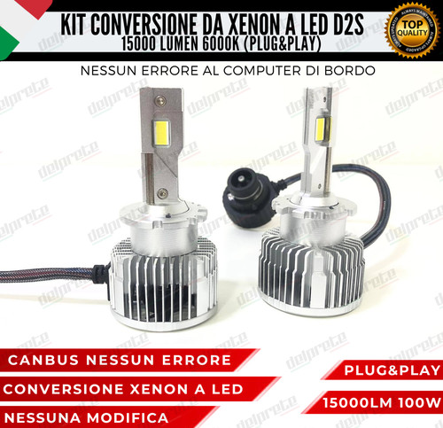 Coppia lampade d2s - led, 15000