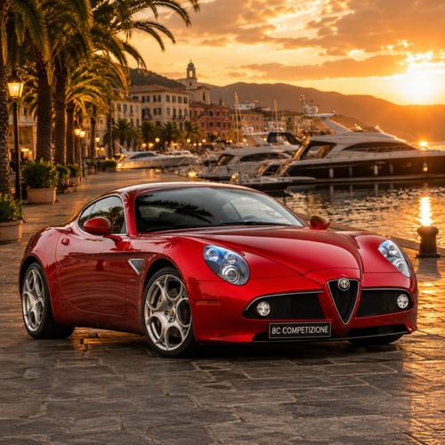 Poster alfa romeo - alfa, 8c