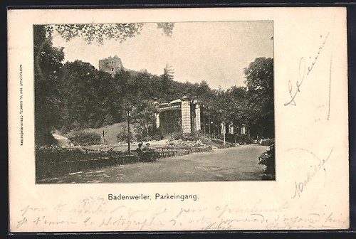 Cartolina badenweiler - cartolina,