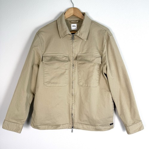 Giacca utility tela zara - giacca, uomo