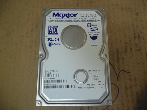 Maxtor diamondmax plus 120 - maxtor,