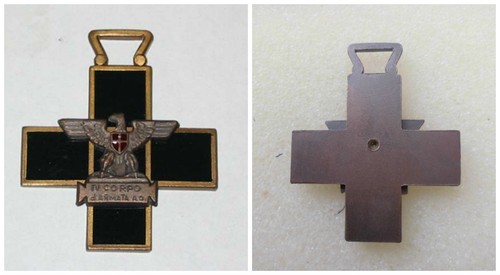 Medaglia croce del - medaglia,