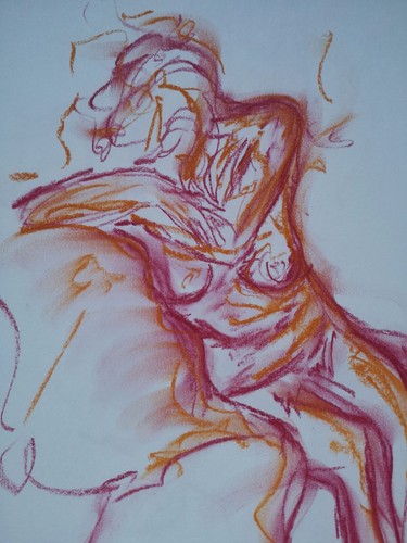 Disegno artistico pastello
