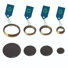 KIT PIATTELLI E ANELLI SPARTIFIAMMA PER PIANO COTTURA 4 FUOCHI SAMET NARDI