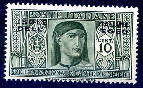 Isole egeo 1932 dante - egeo,