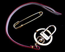 ACCESSORIO BORSETTA PORTACHIAVI GANCIO LOUIS VUITTON SPILLA