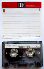 Mc Sony Hf 70 Hf70 Musicassetta Vintage Compact Cassette Audio Tape Usata Used A