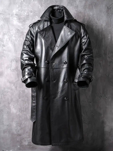 Zafy leather cappotto trench - zafy,