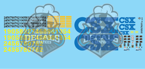 Set decalcomanie scala csx - set,