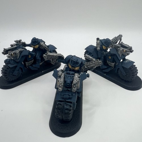 Scout bikes space marines - x3,