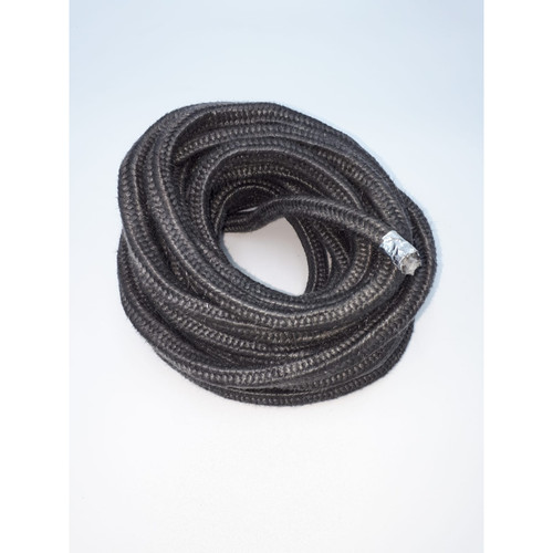 Guarnizione treccia vetro nera - guarnizione,