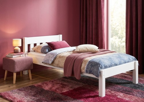 Solido bianco telaio - , letto