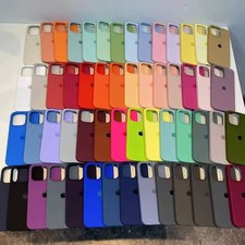 COVER in Silicone Per iPhone 16 15 14 13 12 11 Pro, Pro Max e Plus. Vari Colori