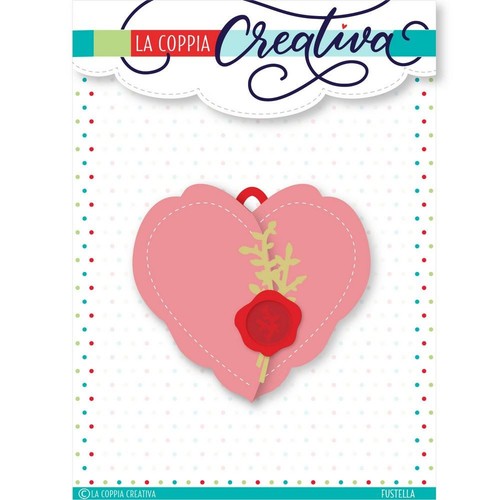 Fustelle metalliche tag cuore - metalliche,