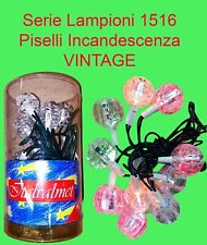Luci di Natale Serie Lampioni 1516 Piselli Incandescenza Vintage Collezionismo