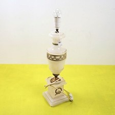 lampada in onice bianco impero