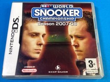 WORLD SNOOKER CHAMPIONSHIP SEASON 2007-08 Nintendo DS Gioco  3DS 2DS DSI ITA
