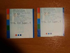 *VENDO 2 BIGLIETTI TROFEO