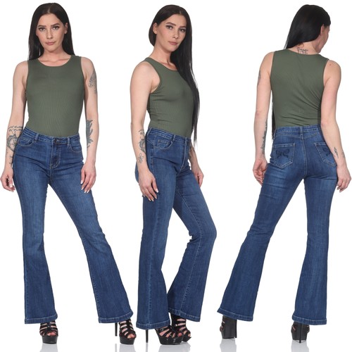 Jeans donna zampa - donna, vita