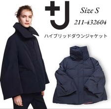 UNIQLO +J Piumino Ibrido Marrone Donna S Cappotto Puffy Jill Sander Giappone