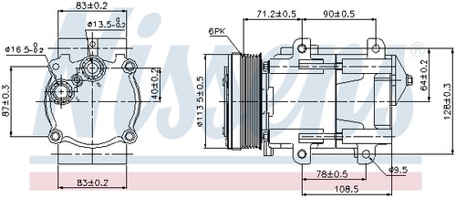 Nissens 89046 compressore - nissens,