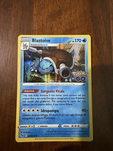 Blastoise 017 078 pokémon - pokémon, go
