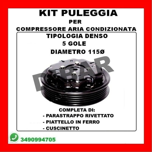 Kit puleggia compressore - puleggia,