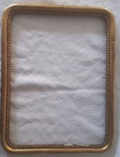 Antica cornice in legno in oro zecchino a foglia- periodo: 800-