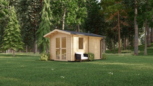 Sauna giardino con - giardino,
