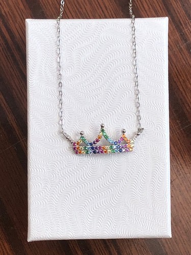 925 sterling silver rainbow - sterling, cz