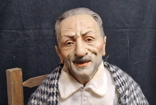 pastore  CM38 EDUARDO DE FILIPPO ARTE TEATRO  Neapolitan  caffè Kunst statua 