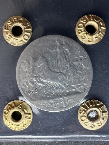 Lira 1908 quadriga - 1, "quadriga