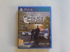POLICE SIMULATOR PATROL OFFICERS PS4 PAL ITA GIOCO ITALIANO COMPLETO COME NUOVO