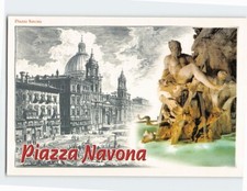 Cartolina Piazza Navona Roma