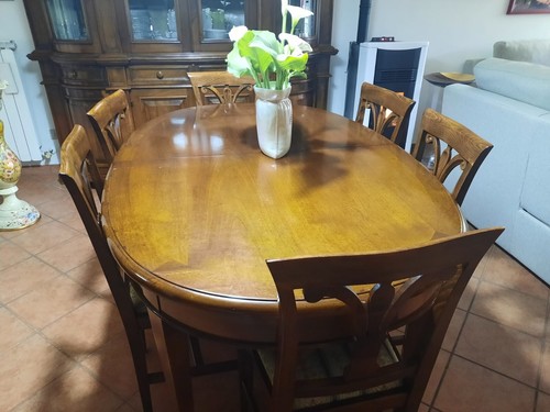 Tavolo noce allungabile con - in,