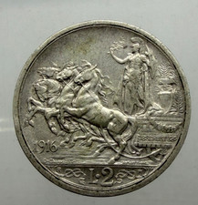 2 LIRE Quadriga Briosa 1916