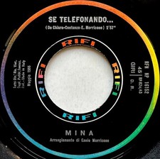Mina - Se Telefonando..., Vinyl, 7" 45 RPM, Rifi, RFN NP 16152, 1966 Italy