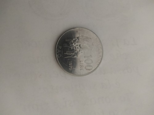 Moneta 100 lire - 100, "nutrire