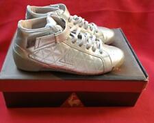 SNEAKERS LE COQ SPORTIF ORIGINALI donna n. 40 colore silver trapuntate stringate