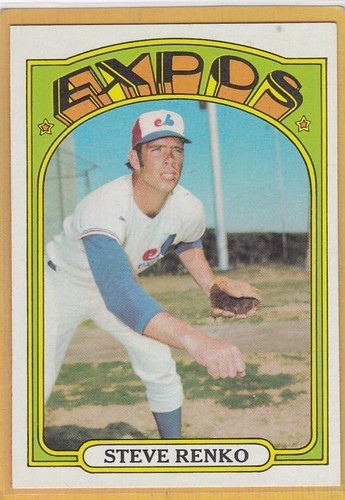 1972 topps baseball steve - baseball,