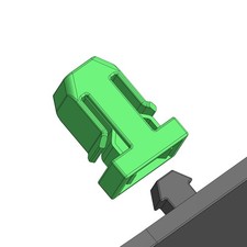 Bmw e46 hardtop latch cover - hardtop,